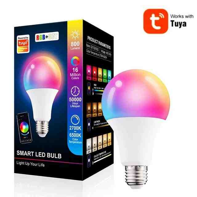 LAMPARA E27 RGB + BLANCO 9W