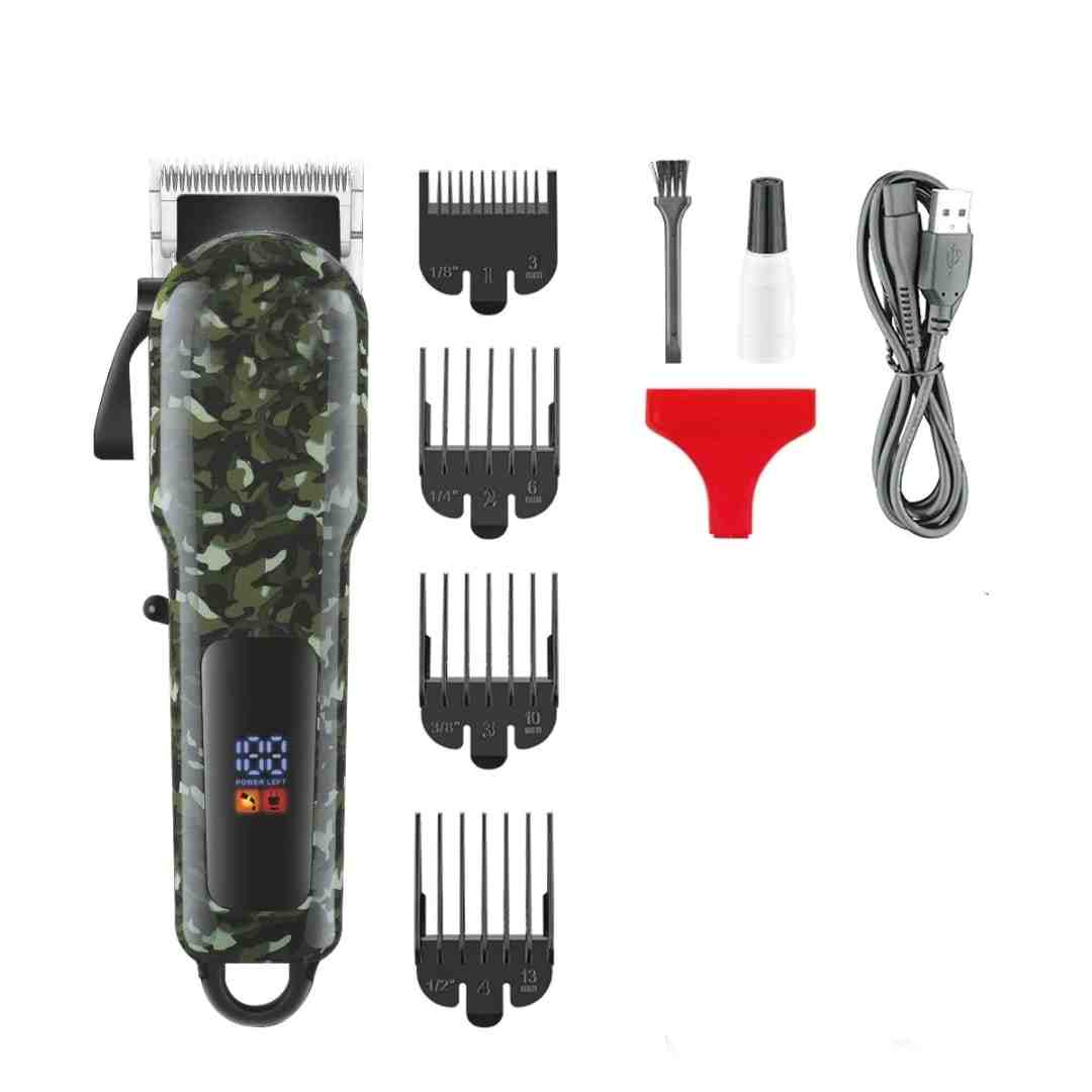 CORTAPELO DALING INALAMBRICA RECARGABLE CAMUFLADA